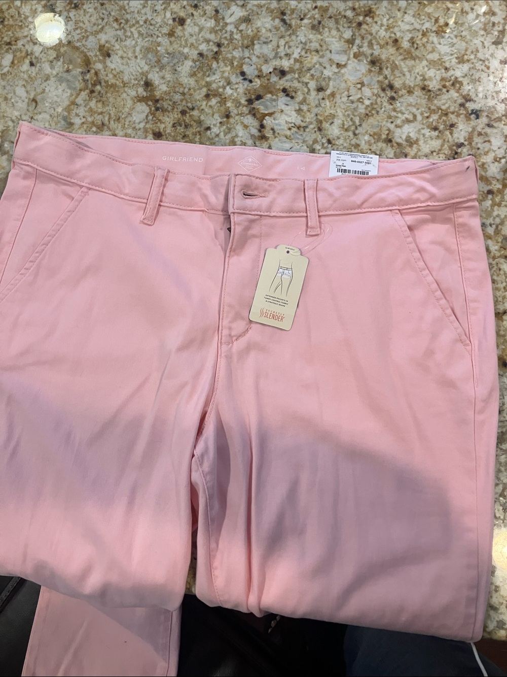 JCP Saint Johns Bay girlfriend chino